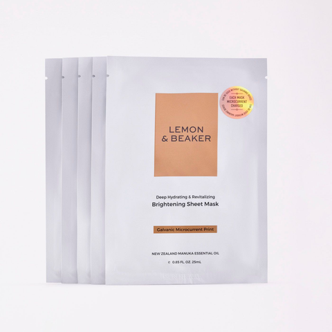 Lemon & Beaker Brightening Sheet Mask 